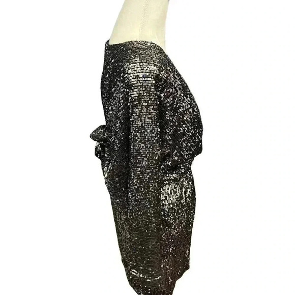 Ramy Brook Black Sequin Cocktail Dress Size XS - Picture 5 of 11